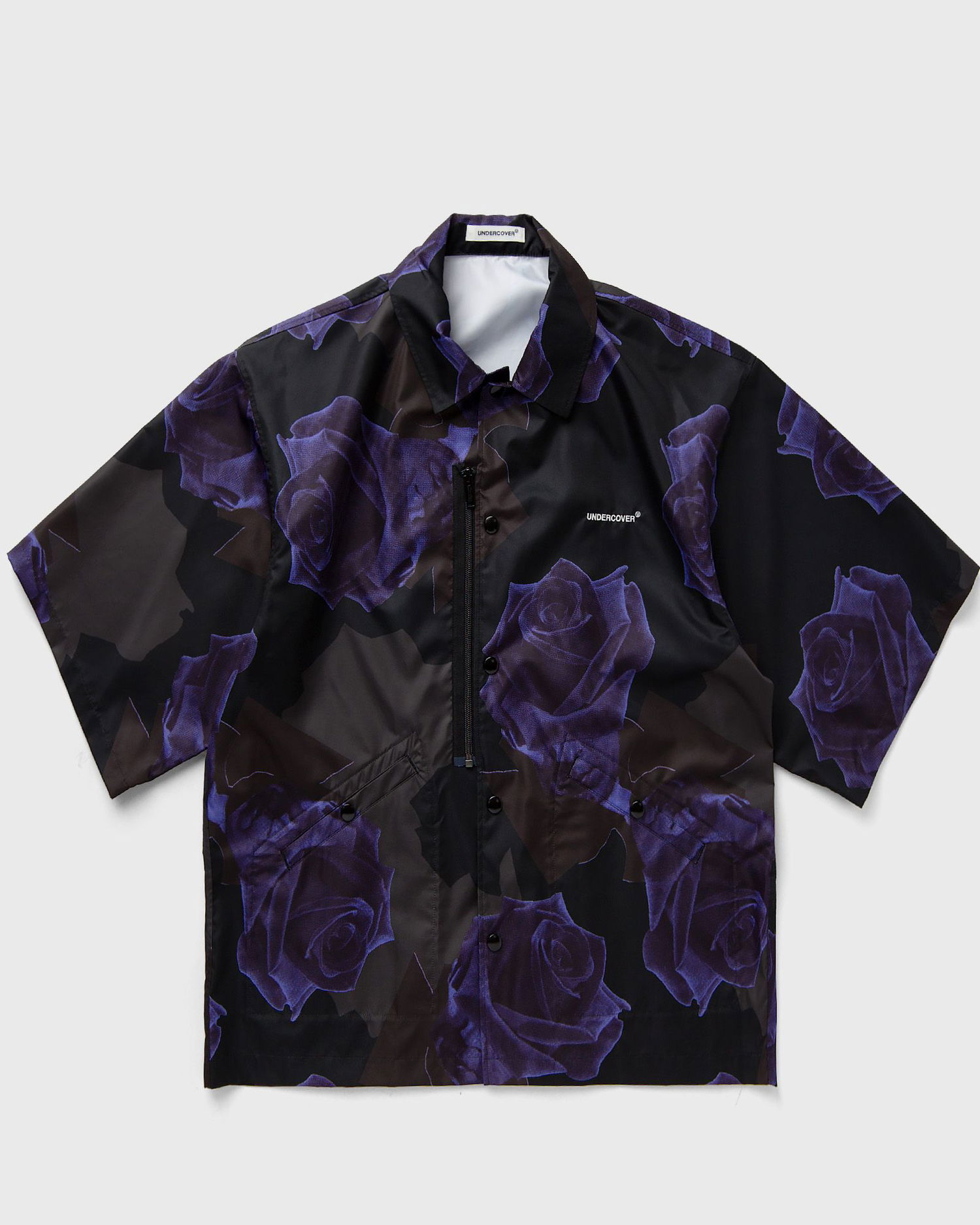 Košeľa UNDERCOVER Rose Twill-Shirt Čierna | UP1D4406-BLACK, 0
