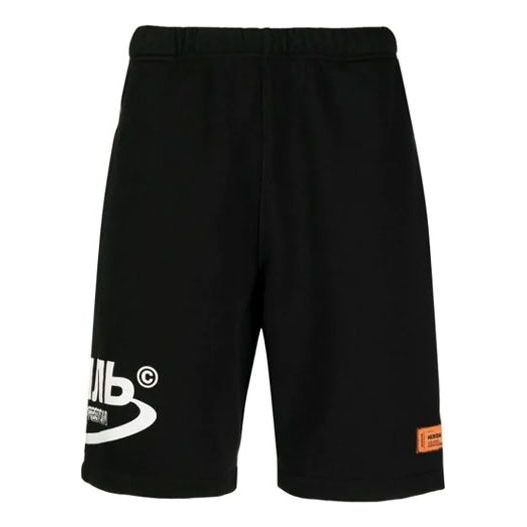 Šortky HERON PRESTON Heron Preston SS21 Logo Shorts Čierna | HMCI007R21JER0011001, 0