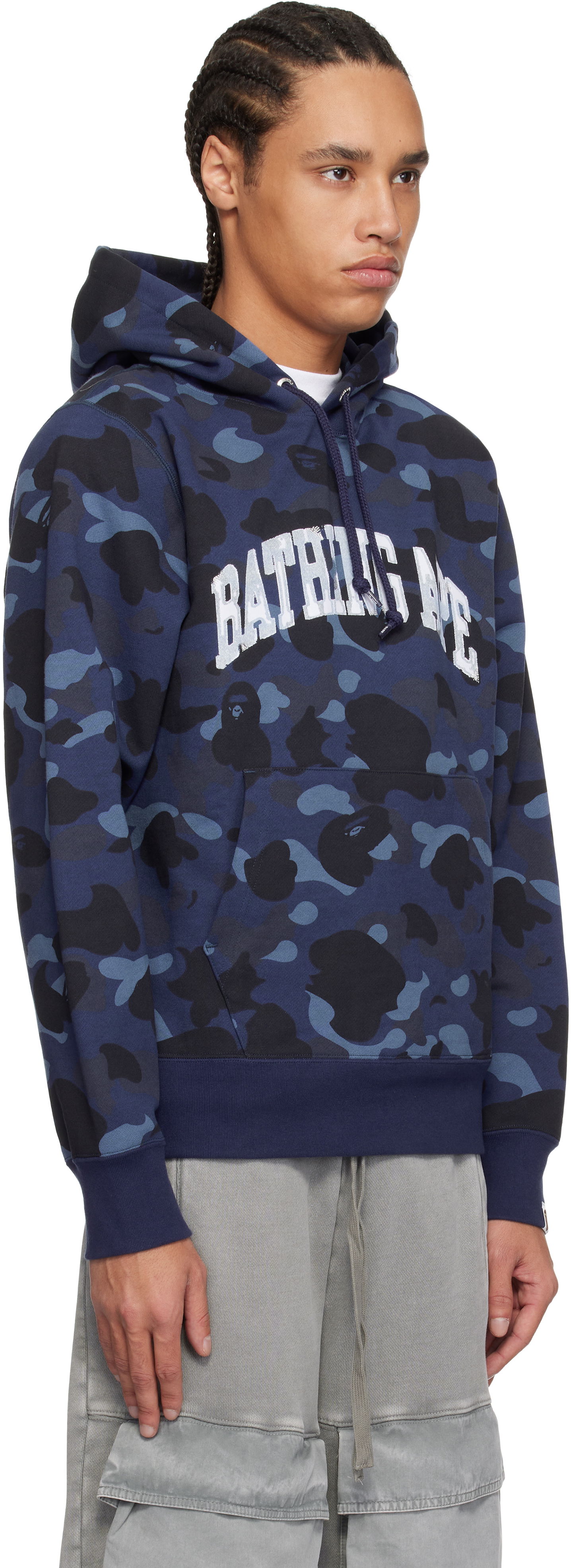 Mikina BAPE BAPE Camo Pullover Hoodie Modrá | 001PPK801011M, 1