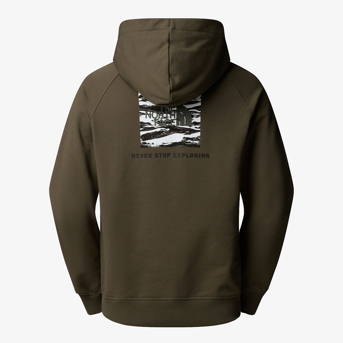 Mikina The North Face BOX NSE EDGE OF LIGHT INFILL RAGLAN Hoodie Zelené | NF0A8E3KFA41, 0