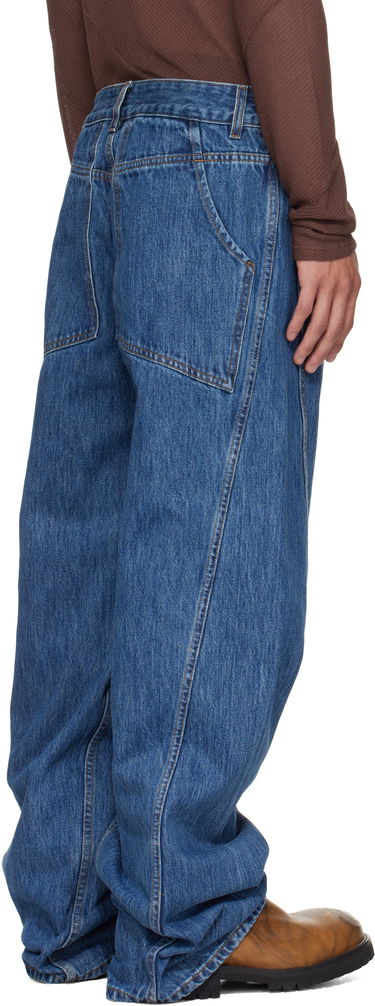 Džínsy Eckhaus Latta Eckhaus Latta Bend Jeans Modrá | 1225-EL-PF25-VI, 2