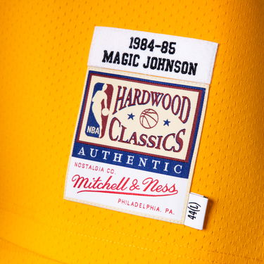 Dres Mitchell & Ness Authentic Jersey Los Angeles Lakers Magic Johnson Žltá | AJY4GS18088-LALLTGD84EJH, 2