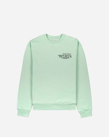 Sveter Sporty & Rich Bardot Sports Crewneck Zelené | CR842TH, 0