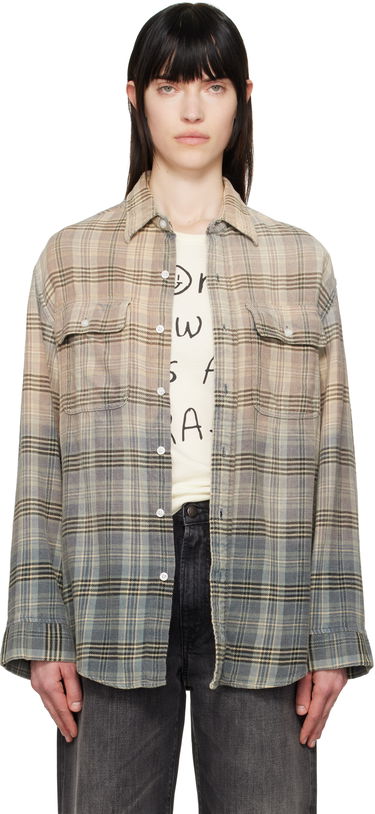 Košeľa R13 R13 Relaxed Plaid Work Shirt Rôznofarebný | R13WR266-R458B, 0