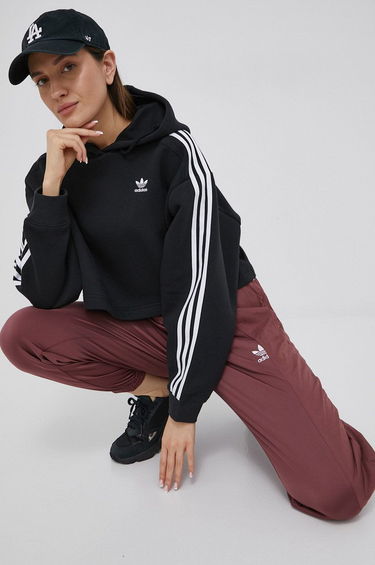 Mikina adidas Originals Adicolor Classics Cropped Hoodie W Čierna | HC2016, 3