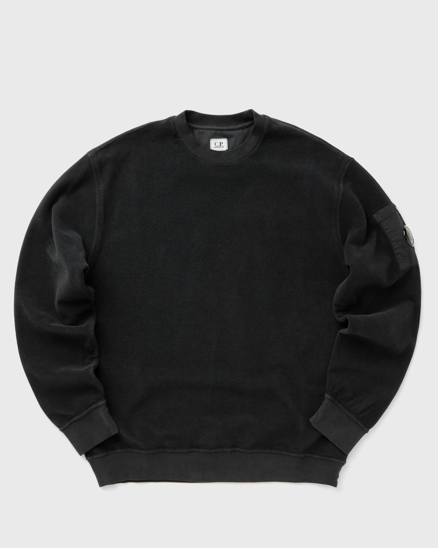 Mikina C.P. Company Brushed Diagonal Fleece Sweatshirt Čierna | 17CMSS285A006614G-995, 0