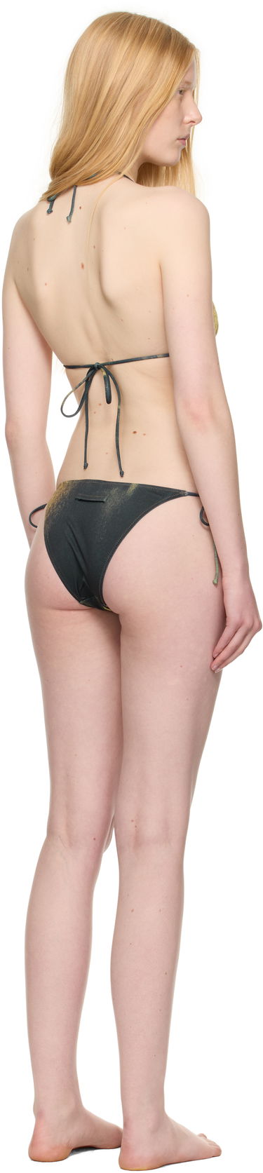 Plavky Jean Paul Gaultier Jean Paul Gaultier Water Body Print Bikini Zelené | 25/03-W-BS030-J010P-4812, 2