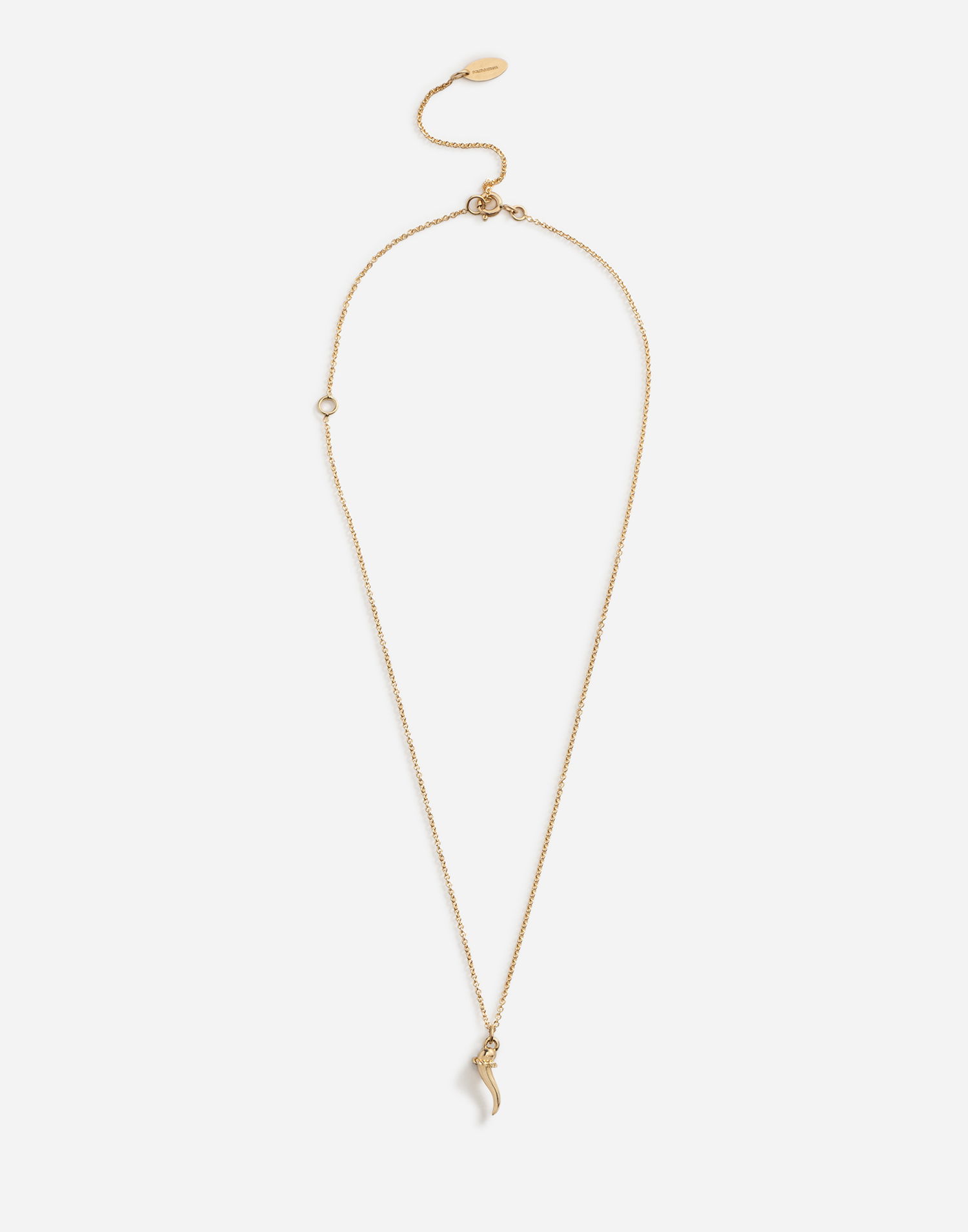 Náhrdelník Dolce & Gabbana Dolce & Gabbana Good Luck Charm Necklace Metalická | WAEJ3GW0001ZOO00, 0