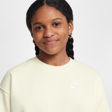 Mikina Nike Nike Sportswear Club Fleece Crew Sweatshirt Žltá | FD2923-113, 4