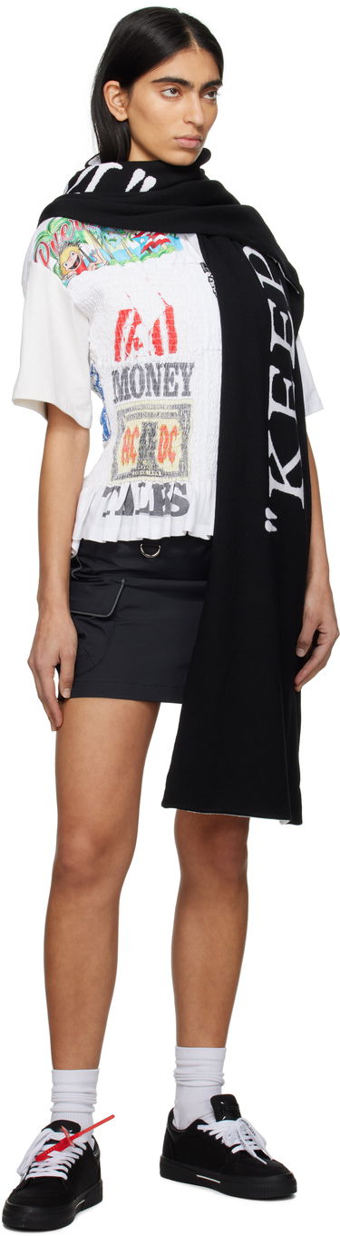 Šál Off-White Off-White Keep Warm Knit Scarf Čierna | OWMA068C99KNI0011001, 2