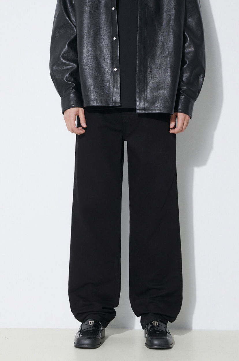 Džínsy Dickies Wide-Leg Thomasville Jeans Čierna | DK0A4XYK