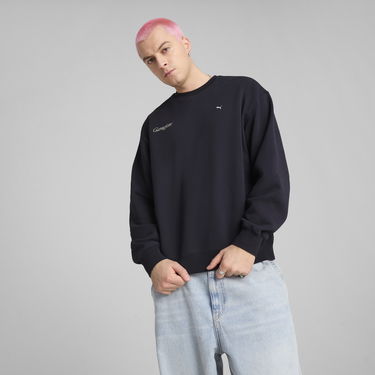 Sveter Puma MMQ Graphic Crewneck Sweatshirt Navy | 629344_16, 0