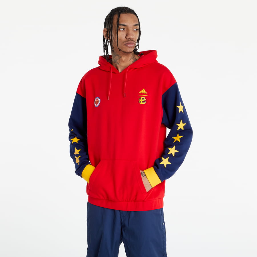 Mikina adidas Performance Emanuel McDonald's x All American Ceremony Hoodie Červená | HB0733, 0