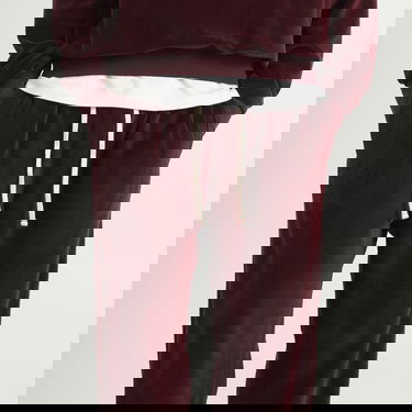 Nohavice LES TIEN Les Tien Velour Relaxed Pants, Size Large Vínová | VL-3129-WRM, 5