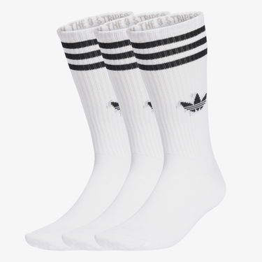 Ponožky adidas Performance 3-Stripes High Crew Socks - 3 Pairs Biela | JV7416, 1