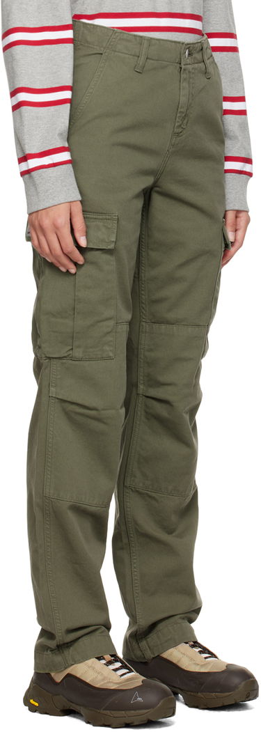 Cargo nohavice Carhartt WIP Regular Fit Cargo Pants Zelené | I030475, 1