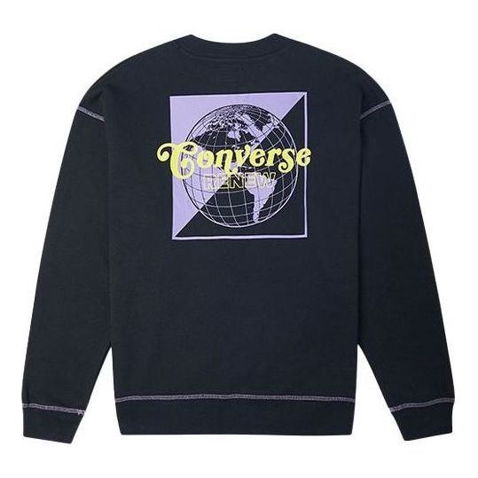 Sveter Converse Renew Graphic Crewneck Sweatshirt Čierna | 10021574-A01