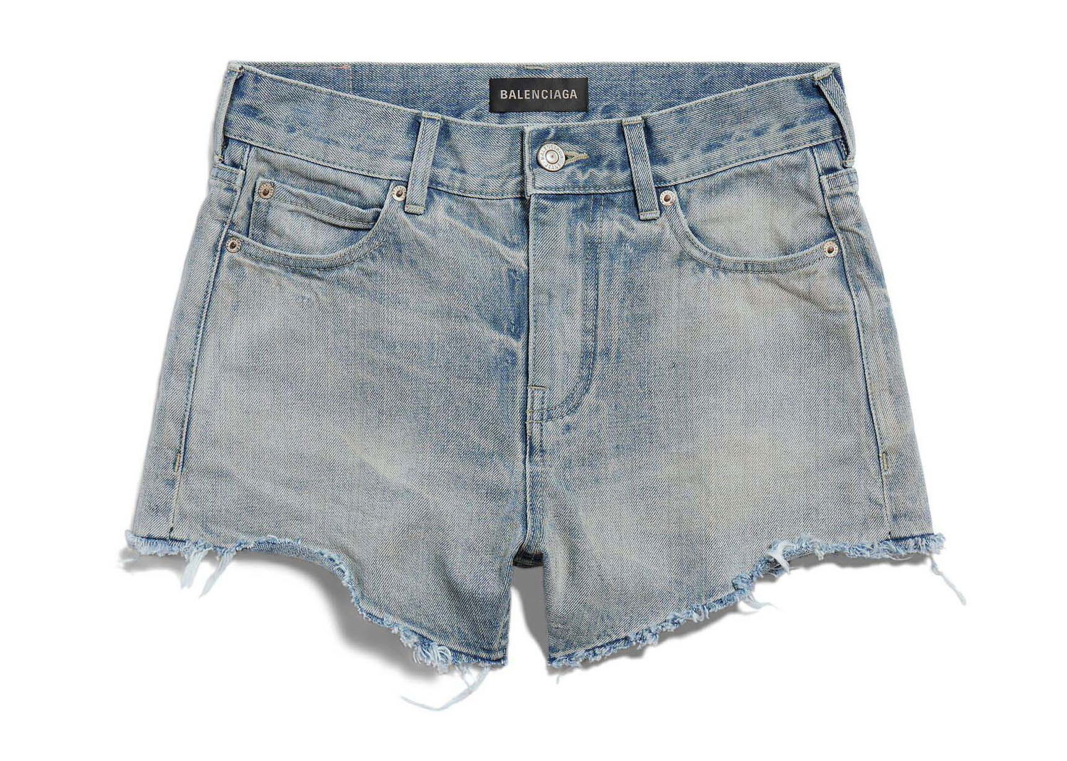 Šortky Balenciaga Mini Shorts Light Blue Modrá | 790456TQW556379, 0