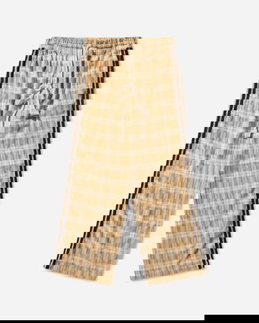 Nohavice adidas Originals SONG FOR THE MUTE Plaid Pant Béžová | KC3140, 4