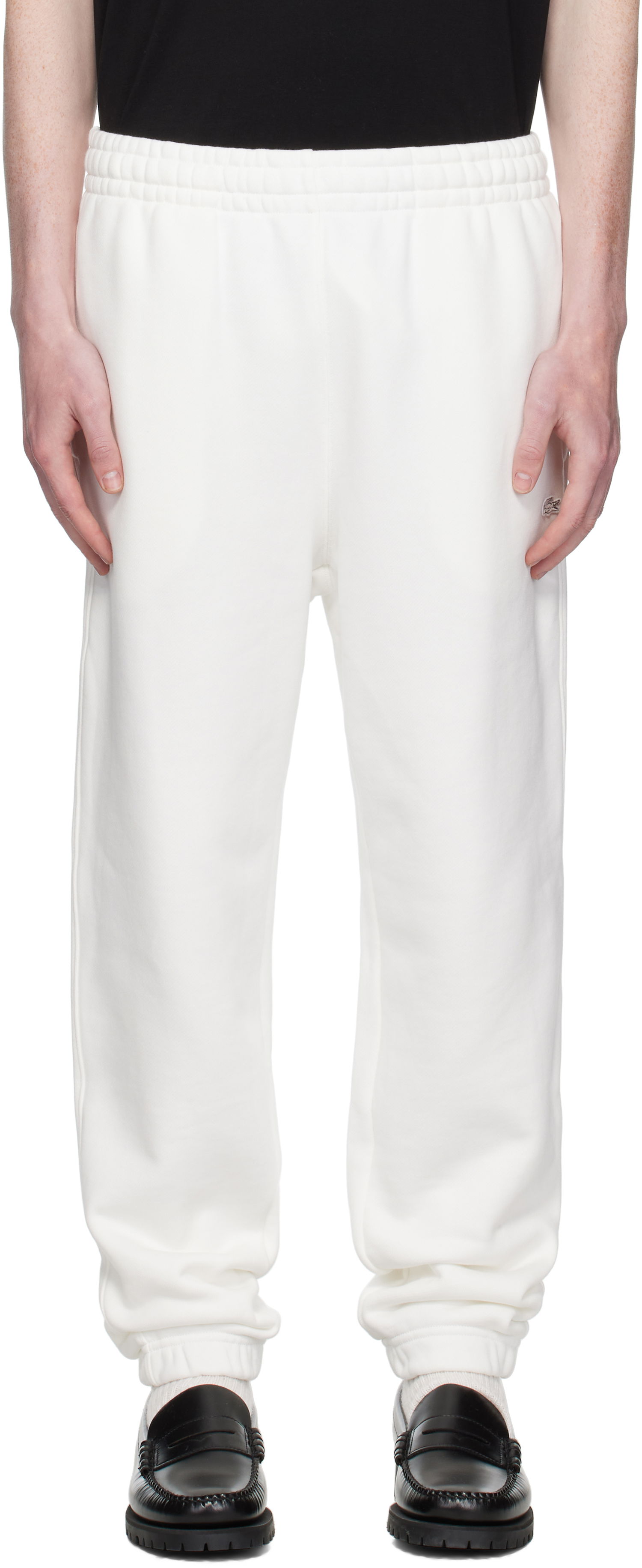 Tepláky Lacoste Fleece Sweatpants Biela | XH7760_70V, 0