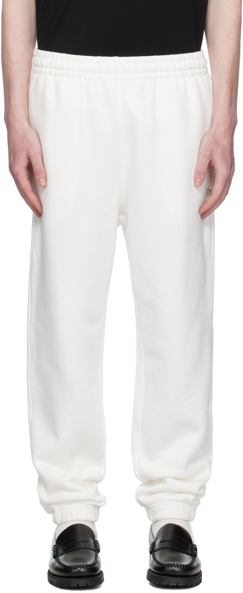 Tepláky Lacoste Fleece Sweatpants Biela | XH7760_70V