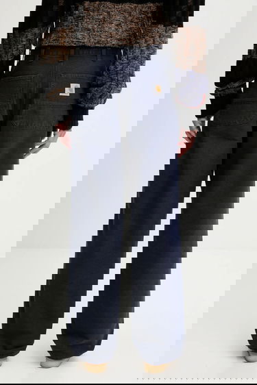 Nohavice Carhartt WIP Loose Fit Trousers Simple Pant Navy | I035643.1C4O, 2