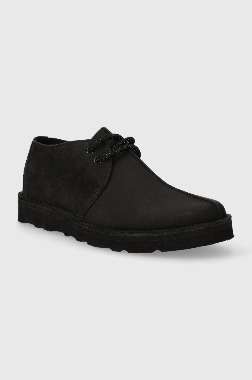 Tenisky a topánky Clarks Leather Flats Čierna | 261631117070, 1