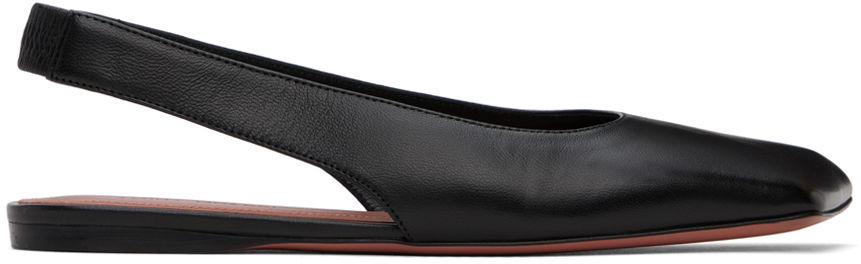 Doplnky Amina Muaddi Amina Muaddi Ane Slingback Ballerina Flats Čierna | ANE SLINGBACK FLAT NAPPA, 0