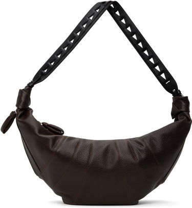 Kabelka LEMAIRE LEMAIRE Woven Chevron Large Croissant Bag Hnedá | BG0151 LL139, 0