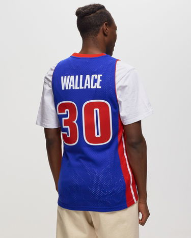 Dres Mitchell & Ness NBA Swingman Jersey Detroit Pistons 2003-04 Rasheed Wallace #30 Modrá | SMJYAC19110-DPIROYA03RWA, 1
