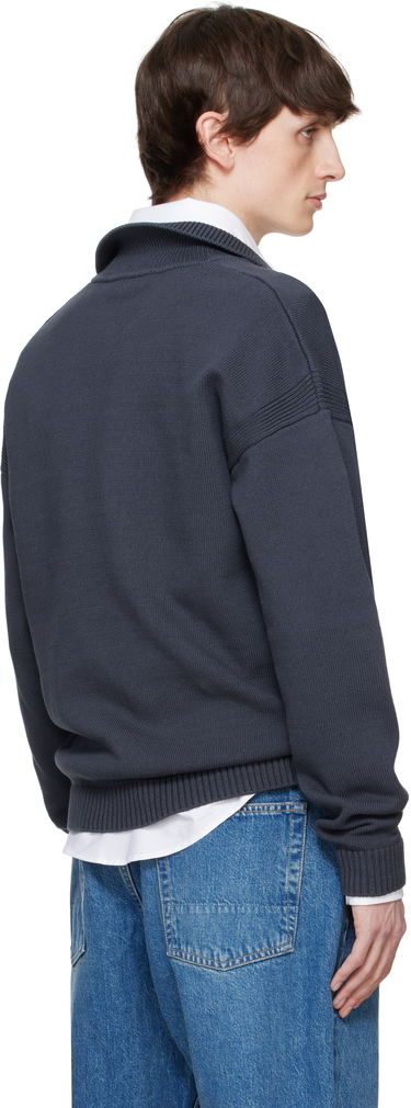 Sveter MAISON KITSUNÉ Maison Kitsuné Fox Head Patch Comfort Polo Šedá | OM00202KT1099, 2