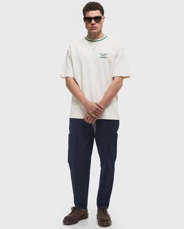 Cargo nohavice Drôle de Monsieur Drole de Monsieur Cropped Cargo Pants Navy | F-BP153-CO106-NY, 1