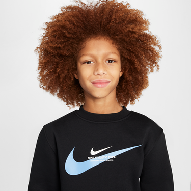 Sveter Nike Nike Sportswear Fleece Crewneck Sweatshirt Čierna | HV6968-010, 4