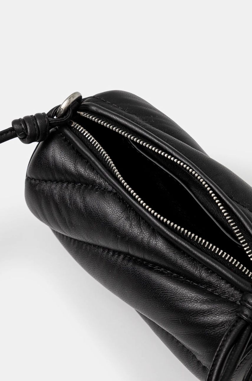 Black Leather Crossbody Bag