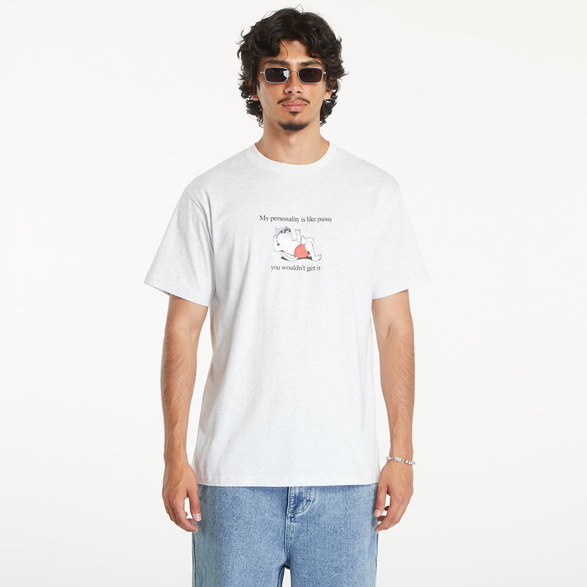 Tričko RIPNDIP Wouldn't Get It Short Sleeve Tee Ash Heather Biela | RNDSUM24GET