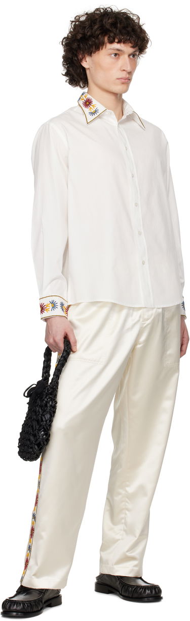 Košeľa Bode Bode Candyfloss Embroidered Shirt Biela | MRS25SH003, 3