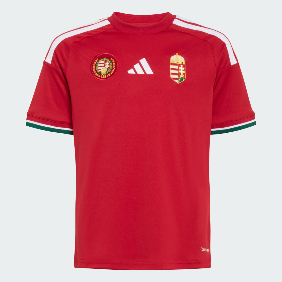 Dres adidas Performance Hungary Home Kids Football Jersey Červená | JZ6977, 0