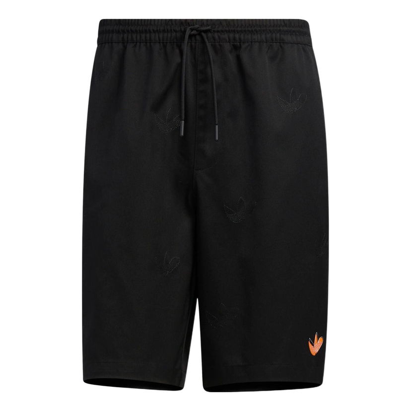 Šortky adidas Originals Men's Embroidered Logo Shorts Čierna | HS1912
