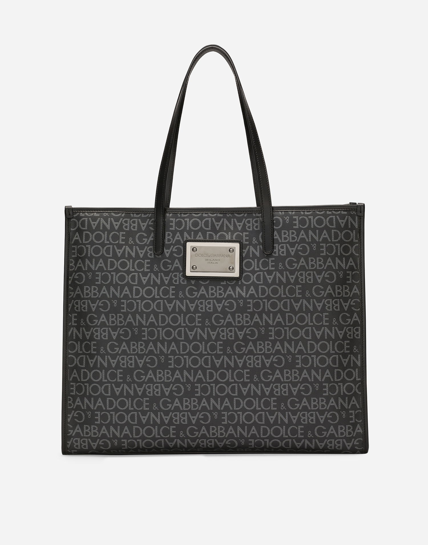 Tote bag Dolce & Gabbana Large Coated Jacquard Shopper Čierna | BM2274AJ7058B969, 0