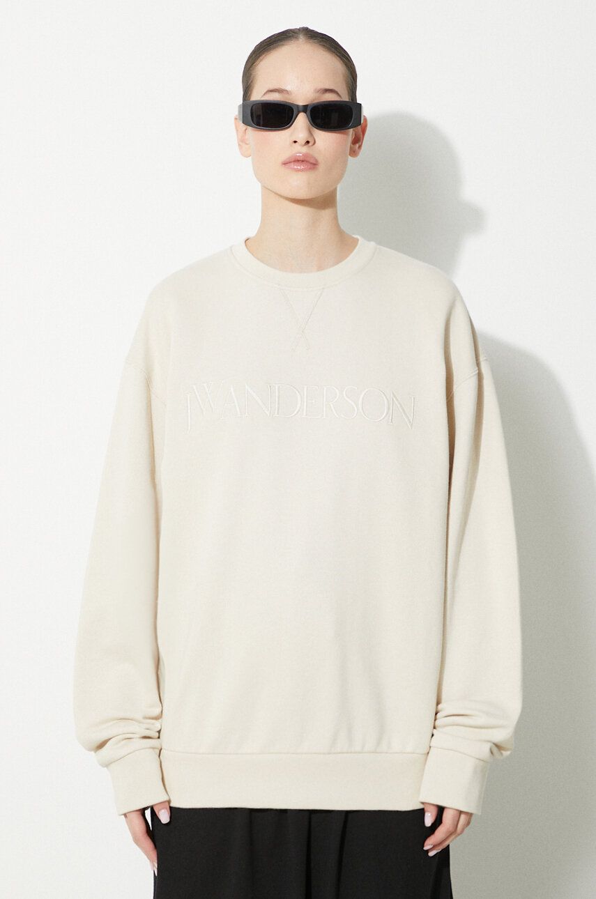 Mikina JW Anderson Sweatshirt With Logo Béžová | JW0165.PG0861.132, 0