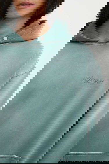 Mikina Represent Clo Owners Club Script Faded Oversized Hoodie Zelené | OCM41200, 3