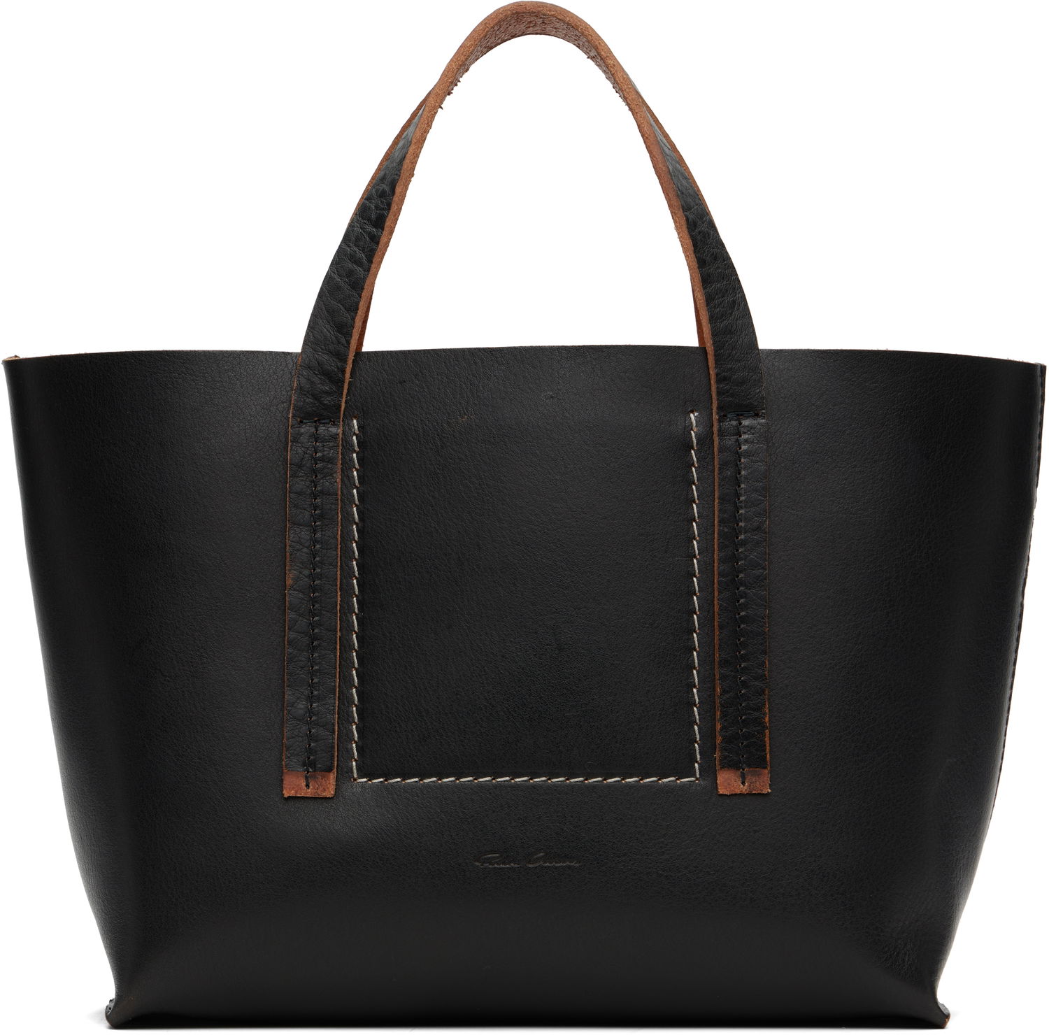 Tote bag Rick Owens Rick Owens Concordians Mini Shopper Tote Čierna | RA02E0764 LGET, 0