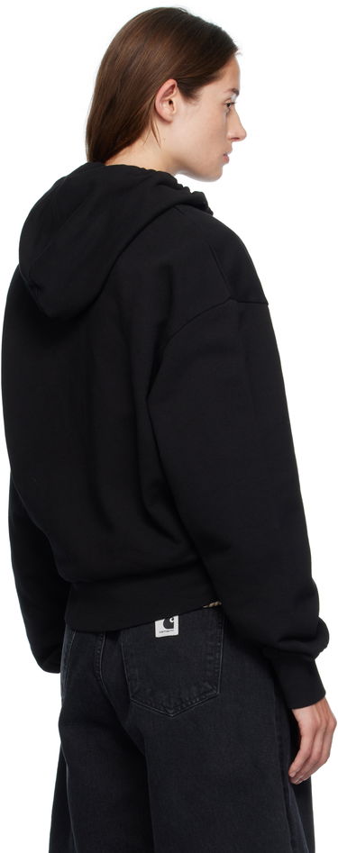 Mikina Carhartt WIP Work In Progress Casey Full-Zip Cropped Hoodie Čierna | I032642 0M4XX, 2