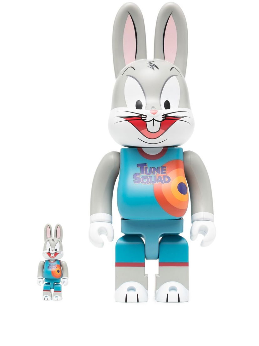 Zberateľské Medicom Toy Space Jam Rabbrick Bugs Bunny 100% 400% set - Grey Šedá | RBB10040018433593