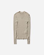 Sheer Knit Longsleeve Top