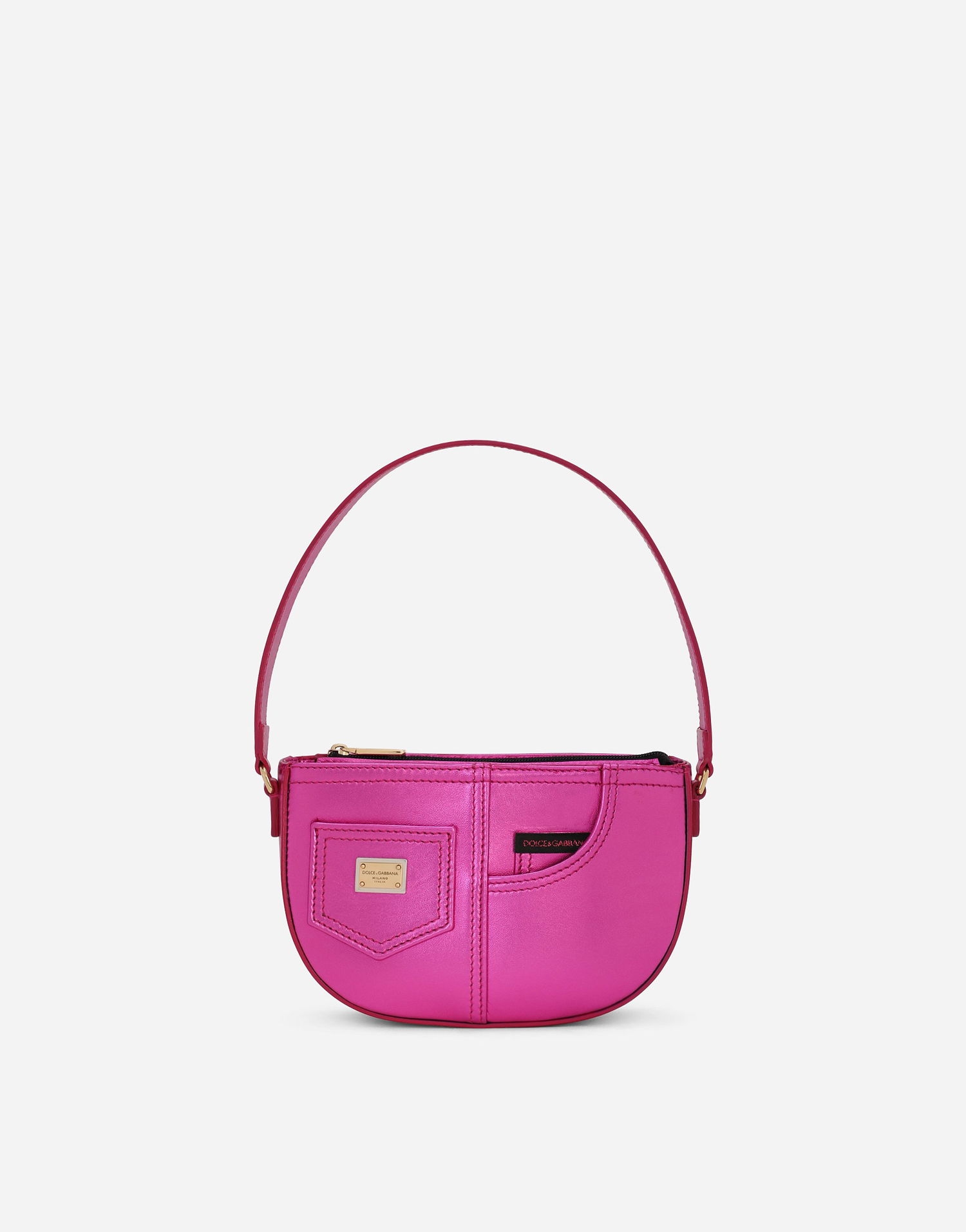 Kabelka Dolce & Gabbana Dolce & Gabbana Nappa Leather Shoulder Bag Ružová | EB0242AJ13380422, 0