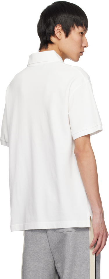 Polo tričko Palm Angels Palm Angels Curved Logo Polo Biela | PMGB012S25FAB0030310, 2