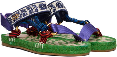 Doplnky Valentino Valentino Garavani Lake Powell Rope Sandals Zelené | 6W0S0LZ5PNB, 3