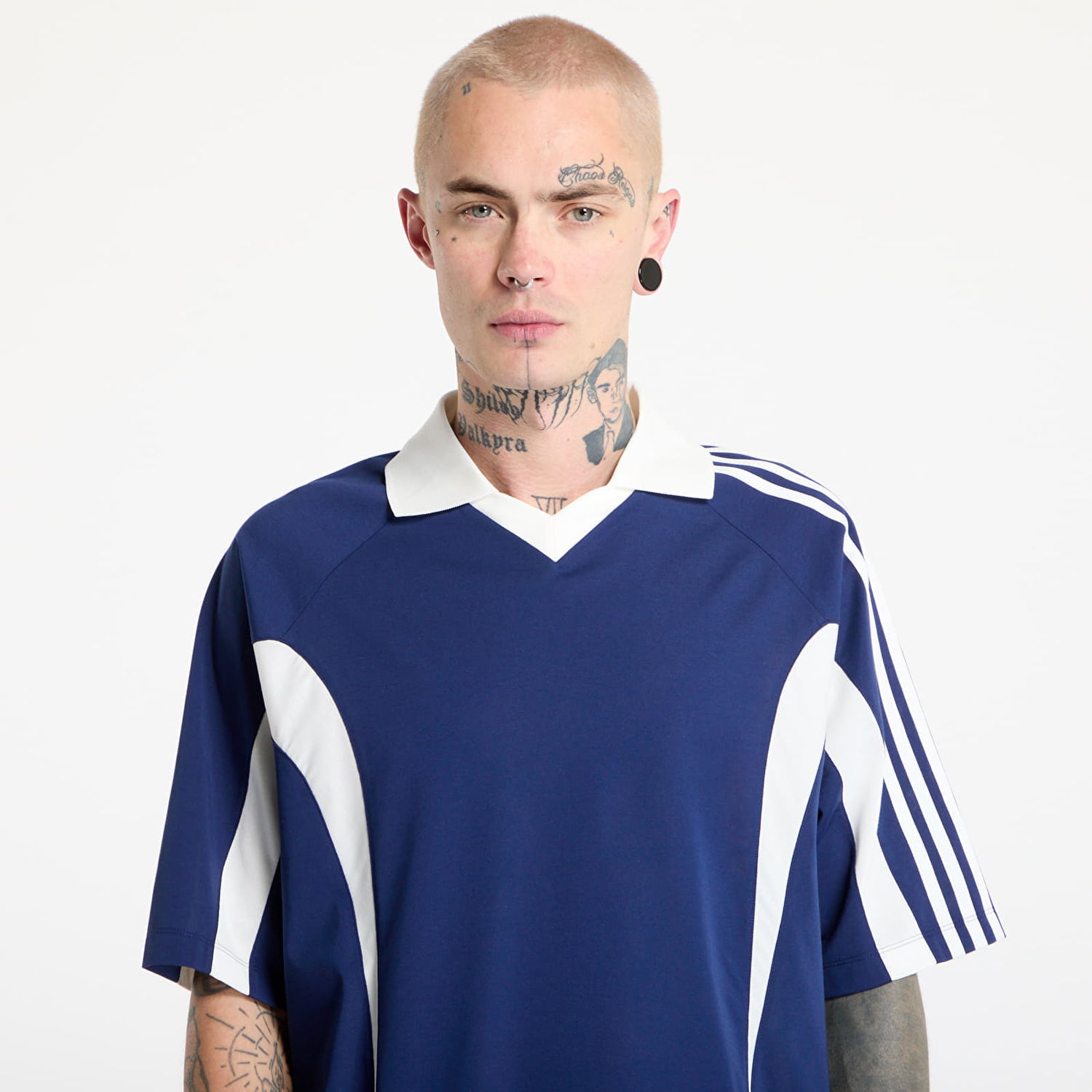 Polo tričko Y-3 Cut Line T-Shirt Modrá | JM8338, 1