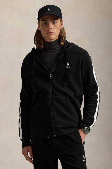 Mikina Polo by Ralph Lauren Striped Full-Zip Hoodie Čierna | 710953165, 0